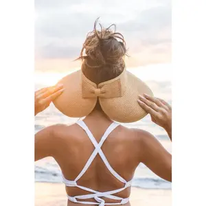 Foldable Wide Brim Bow Visor