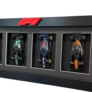 Hotwheels Diecast Display Frame | Set of 6 cars included | Shelf Display or Wall Mount