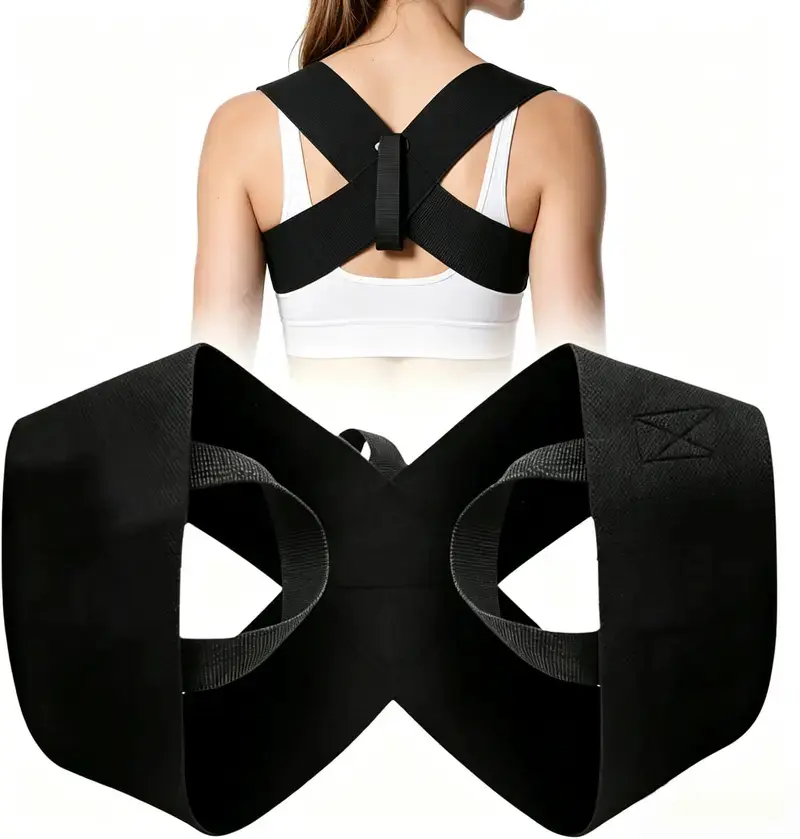 Open Shoulder & Back Support Strap for Fitness Training and Daily Workout