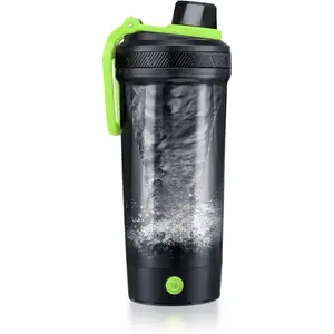 Gallium USB C Rechargeable Electric Protein Mixer Shaker Bottle 24oz BPA Free Tritan Material for Protein Shakes Meal Replacements - Organiser, Stars