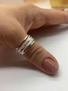 Boho Chic Adjustable Copper Ring, Boho Style Rings, Vintage Elegant Stackable Knotted Ring, Hypoallergenic Everyday Stacking Jewelry for Women, Gift for Friends