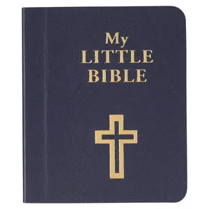 My Little Bible 2" Standard Edition - Selections of Key Verses From Every Book, Tiny Palm-size, Classic 1769 KJV Text, 2" x 2.5", Blue