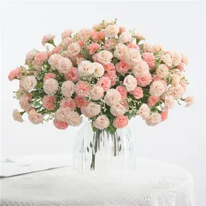 Bulk Artificial Carnations, Lifelike Flower Stems, Wedding Home Hotel Decoration, Outdoor Floral Arrangement