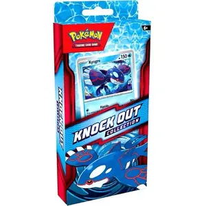 Pokémon TCG – Kyogre Knock Out Collection (Cosmo Holo + 2 Booster Packs + Stickers)