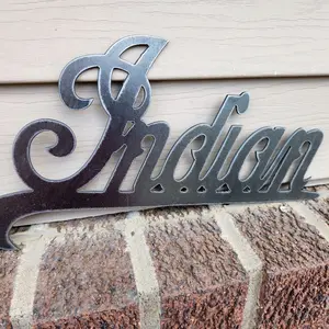 Indian Motorcycle Emblem Logo Sign Classic Style for Bikers