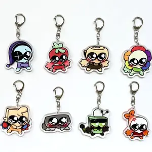 8 Ops Dandy's World Acrylic Keychain, Dandys World Double Side Bag Charms, Dandys World Gift