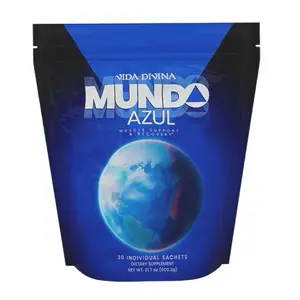 Mundo Azul – BCAA + Creatine for Muscle Support & Recovery Supplement by Vida Divina 5  individual sachets