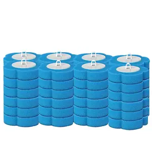 Disposable Toilet Brush Head, 24pcs/72pcs 360 Degree No Dead Ends Cleaning Toilet Brush Head, Toilet Cleaning System, Household Bathroom Cleaning Tool for Deep Cleaning