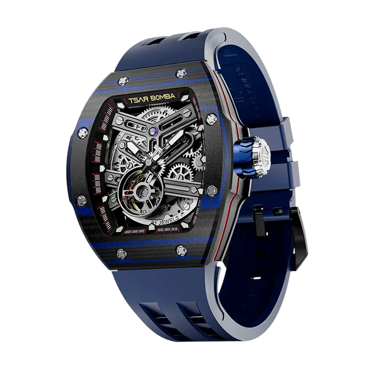 Carbon Fiber-Blue