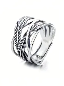 1 PC Simple Ring For Women For Valentine's Day Gift Wedding Anniversary Party Jewelry Stackable Rings