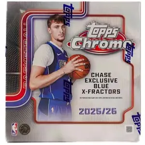 2025-26 Topps Chrome Basketball Mega Trading Cards LV