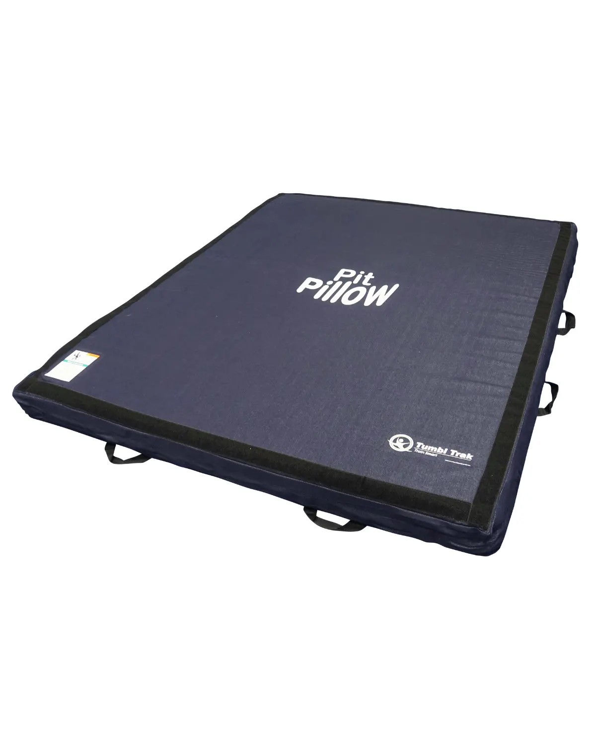 Tumbl Trak Pit Pillow Soft Mat w/Denim Cover, 5ft x 6ft x 6in
