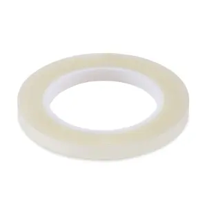 makerflo Heat Resistant Tape for Sublimation 0.375" x 216' FT, Heat Adhesive for Sublimation On Tumbler, Mug, T Shirt, Odourless and Crack Resistant Clear Tape for Vinyl and Heat Press