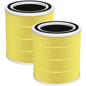 ac400 air purifiers replacement filter for purivortex ac400 air purifier 3in1 h13 true hepa technology high efficiency pet care filter yellow