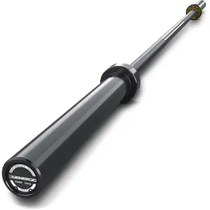 7ft Olympic Barbell Bar 45LB Load 1500-lbs Capacity Available, for Gym Home Exercises, Weightlifting, Powerlifting for 2" Olympic Plates