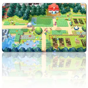 Board Game Pokopia, Snorlaxx Forest TCG CCG Anime Desk, Games Mousepad Play Mat