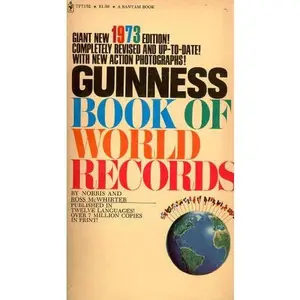 USED Book - 1973 Guinness Book of World Records by Norris and Ross McWhirter (Unknown) - english