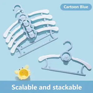 Multifunctional Clothes Hanger for Infants and Toddlers, Retractable Household Newborn Hanger, Durable & Convenient Design