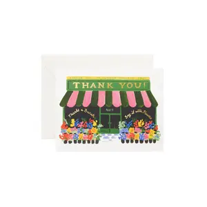 Flower Shop Thank You Card