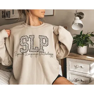 Speech Therapy T-Shirt or Sweatshirt , SLP shirt , Speech Language Therapist Shirt , Speech Language Pathology Sweatshirt SLP Gifts Speech Cotton