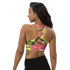 What’s Hangin Recycled Longline Sports Bra – Eco-Friendly Activewear for Gym & Yoga