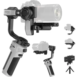 ZHIYUN CINEPEER WEEBILL 3E Gimbal Stabilizer 3-Axis Camera Gimbal for Canon/Sony/Panasonic/Nikon, Bluetooth Shutter Control, Native Vertical Shooting