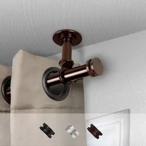Bun 1" Ceiling Curtain Rod/ Room Divider