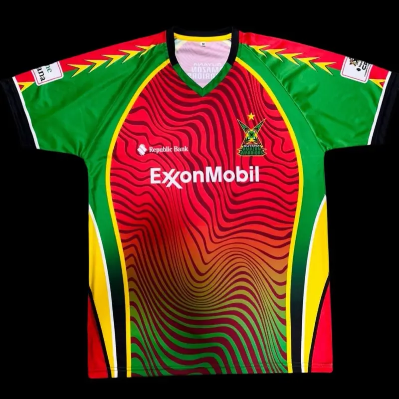 Guyana Amazon Warriors Shirts (After Order,Text Me Name and number on 9175219497