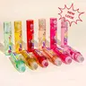 Tridecyl Base Fruit Burst Flavor Liquid Roll-On Lip Oil - Hydrating Repairing Lip Care Cosmetic with Lipgloss Benefits, Moisturizing Smooth Formula for Daily Roll Application