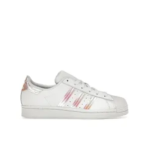 adidas Kid's Superstar Cloud White Iridescent (Youth), from StockX