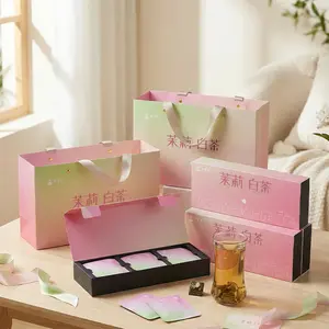 Fragrant Jasmine White Tea Bags - 2 Pack Bundle 60 Count - 3g per Bag - China Origin - Elegant & Refined Tea Experience - Floral Delight - Beverage