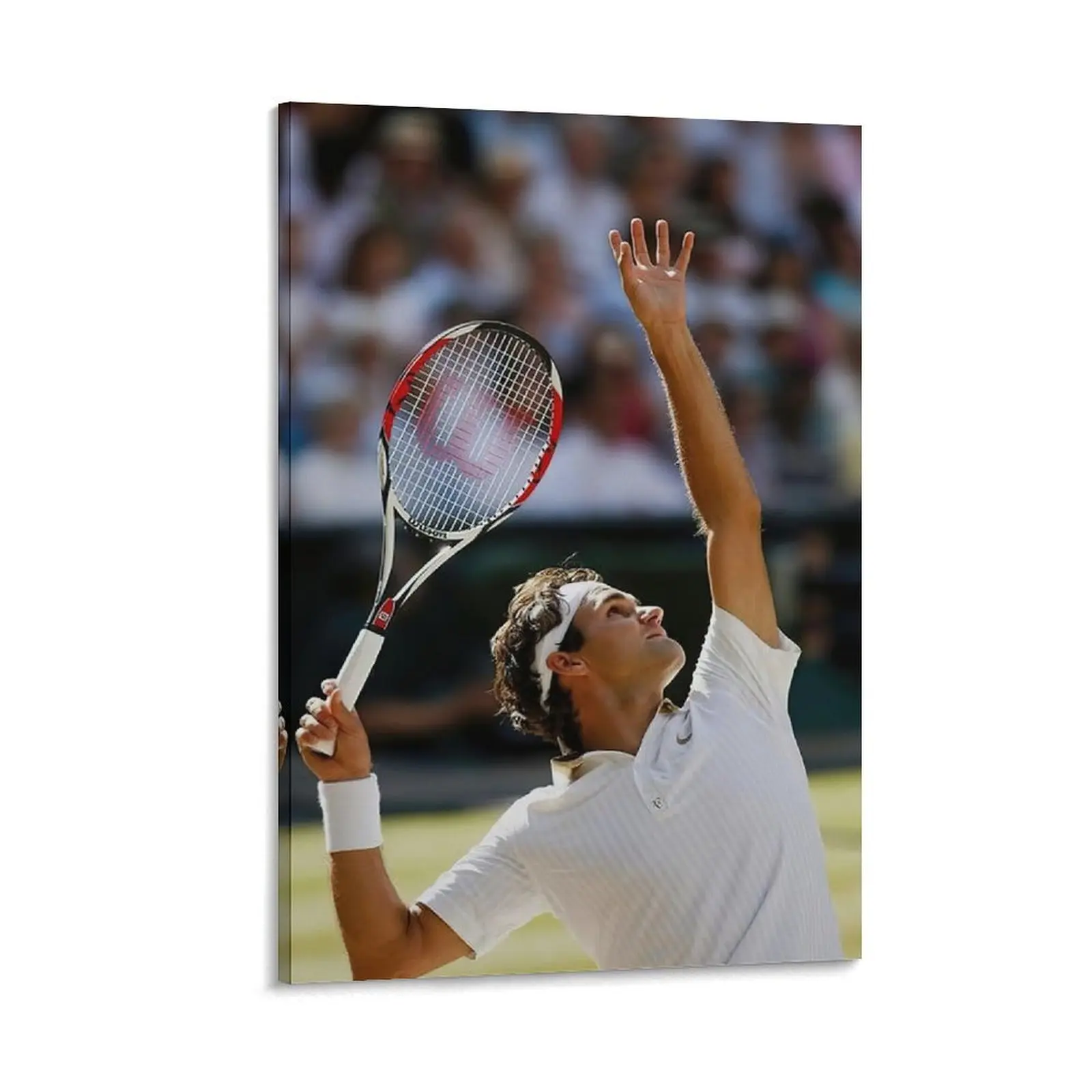 Elevate The Aesthetic of Your Home with Roger Federer's Tennis Canvas Prints,bringing A Sense of Dynamism And Athleticism to Any Room. Poster Canvas Wall Art For Bedroom Decor Bar Office Room Decor Gift