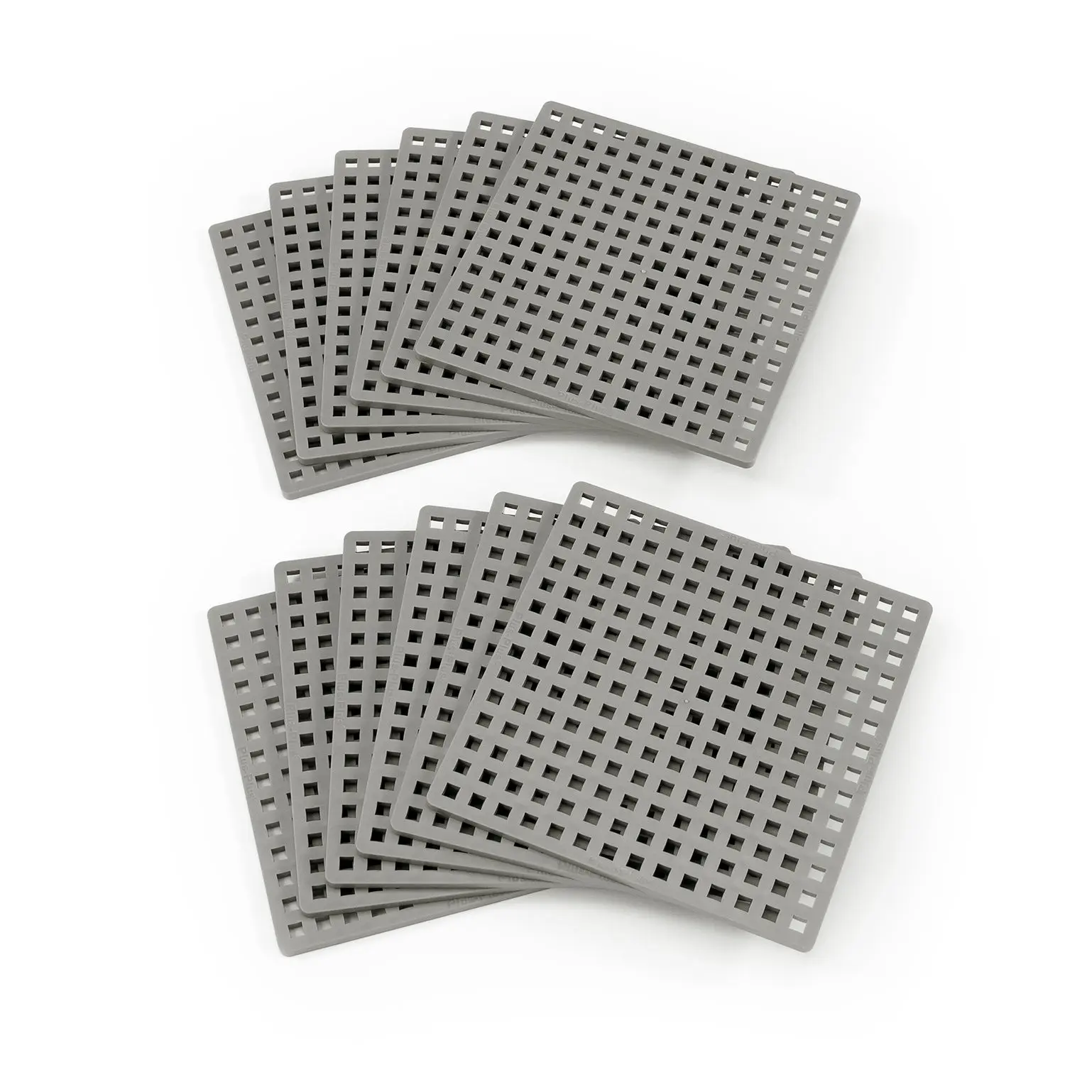 Baseplate 12-pack, Grey