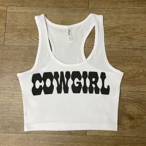 Cowgirl cropped tank Cowgirl cropped tank