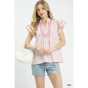 Umgee Arlet Pink Top