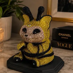 Bumblepuff Crystal Figurine