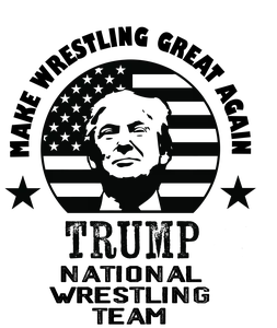 Make Wrestling Great Again - Associated with Trump Logo and Stars
