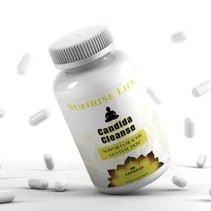 Sunrise Life Candida Cleanse - Advanced Gut Health & Yeast Support Supplement - 60 Capsules Gut Healthcare