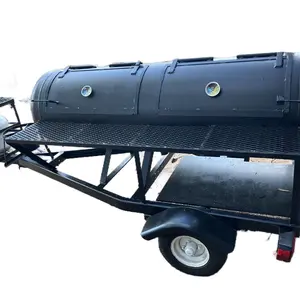 Custom Pull-Behind Smoker Custom Pull-Behind Smoker