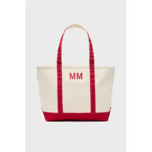 Red Medium Canvas Tote