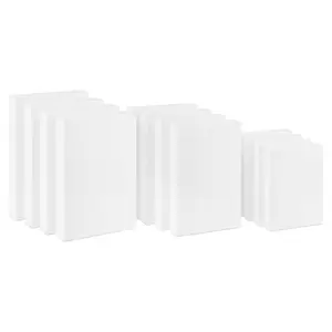 White Gift Boxes, Assorted Sizes (12 Boxes with Lids: 4 Small 11", 4 Medium 14", 4 Large 16") for Birthdays, Mother's Day, Baby Showers and More