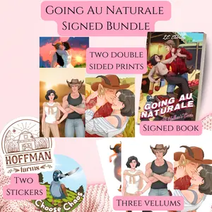 L.E. Eldridge Going Au Naturale at Hallow's Cove - Signed Copy with Stickers & Art Prints - Adult Romance Novella