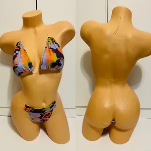 Camouflage Clear String Two Piece Bikini
