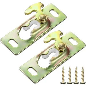 Pocket Door Hardware Kit, Sliding RV Door Hardware, RV Sliding Door Assembly Sliding Door Hanger, Pocket Door Rollers Connection Plate, RV Sliding Door Hardware(1 Set)