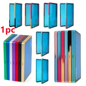 1pc/5pcs For PSA, CGC, BGS Graded Cards Certified Card Bumper Guards Protector Holder with Alloy Frame, Stackable Magnetic 35pt Trading Card Slab Case with Clear Durable Glass, UV Protection Display Storage for Baseball Football Sports Games Cards Slab