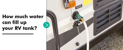 RESTMO Water Flow Meter with Brass Inlet Metal Thread, Measure Gallon/Liter Consumption and Flow Rate for Outdoor Garden Hose Watering, RV Water Tank Filling, Lawn Sprinkler and Nozzle Sprayer