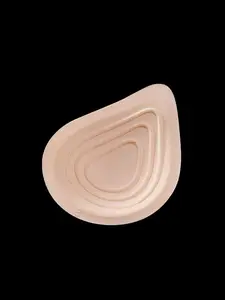 Natural Sea Sponge Breast Forms for Post-Mastectomy Use, Women Supportive Three-Quarter Cup Push Up Design, Buckleless Sexy Bra Padding, Bra Inserts