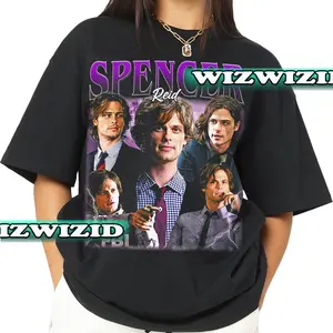 Retro 90's Spencer Reid Homage Shirt, Spencer Reid Graphic Shirt, Gift For Women and Man Unisex T-Shirt LJXAXH