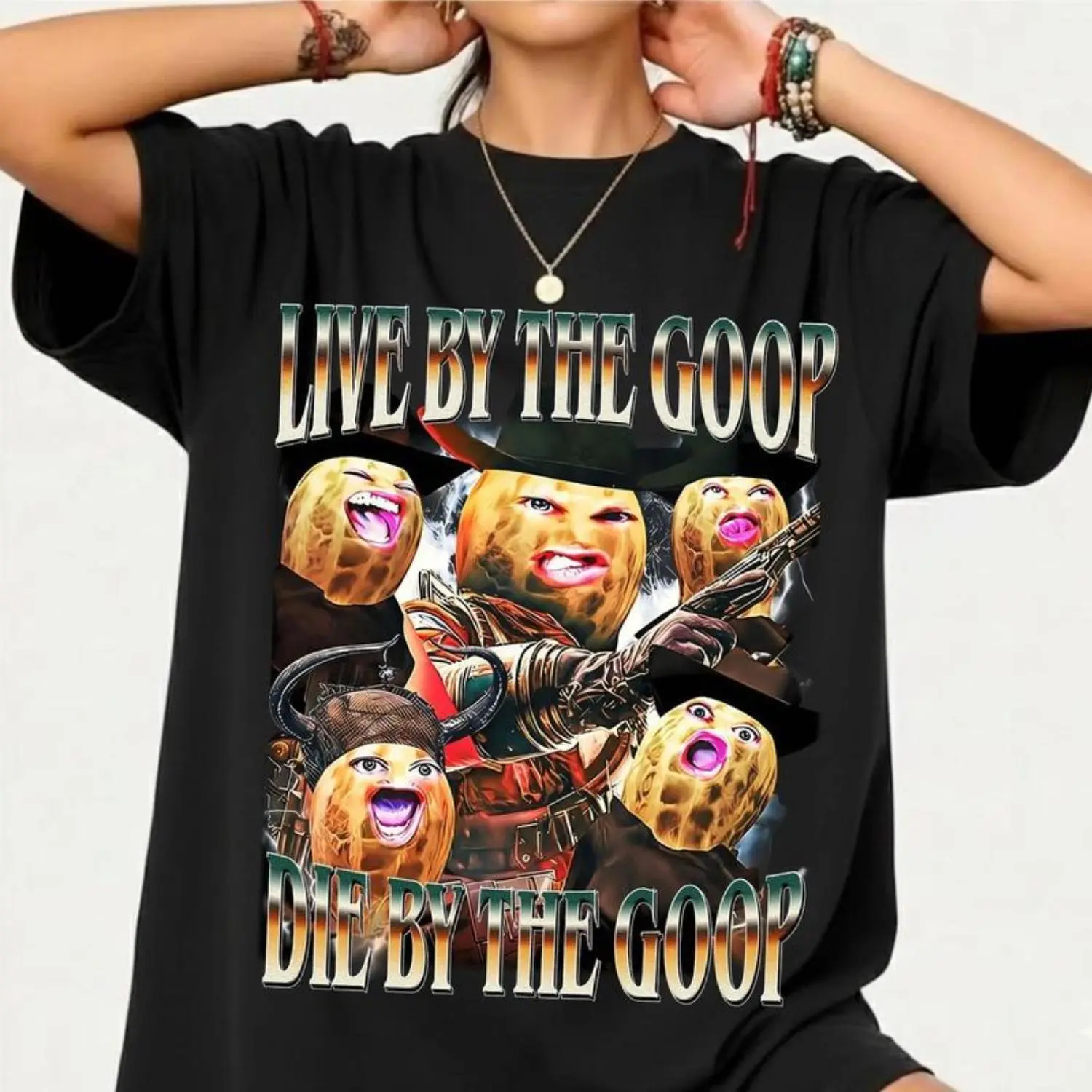 Limited The Burnt Peanut Shirt, Goop Goop Goop T-shirt Eat Sleep Goon Repeat Grunge Graphic Album Cotton Say You Swear Tee 67 Rifle Casual Short Sleeve Vintage In Utero Skull Classic Men's Double-Sided Print Anime Need Cigarette Patterned spectacular