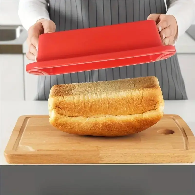 Non-stick Silicone Loaf Pan, Bread Pan, Ovenable and Easy To Clean Bakeware, Essential Kitchen Gadget, Baking Supplies